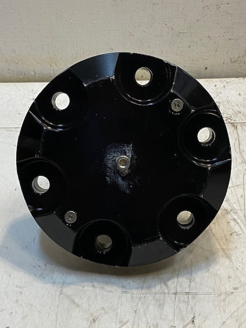 MTO Steel Spool Shaft Assy 6-Bolt 6-1/2" Dia. 13mm Bolt Holes 44mm Thread