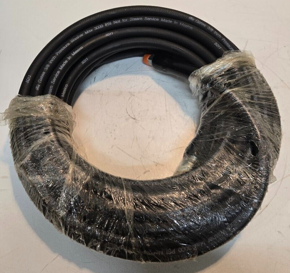 Gates Pressure Washer Hose Assembly 6PW6MP6MPX600BR 50' Long 3/8" Hose 3/8" MPT