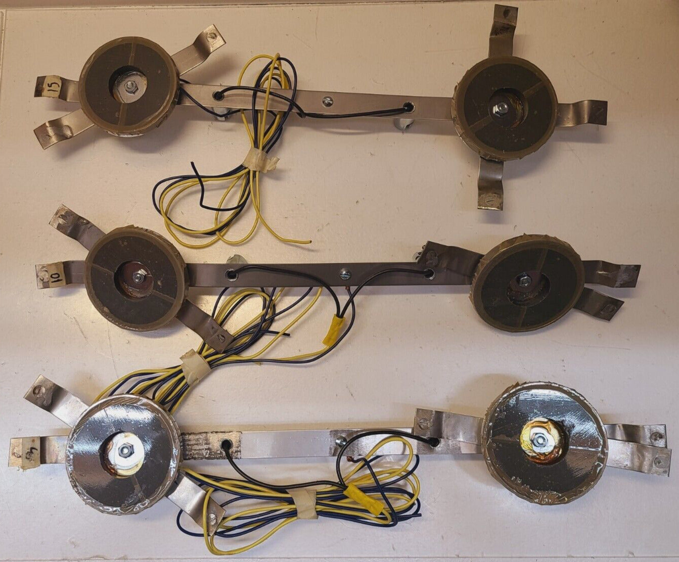 3 Quantity of ABS Roof Taxi TopLights & Magnetic Base 18" x 6.5" (3 Qty)