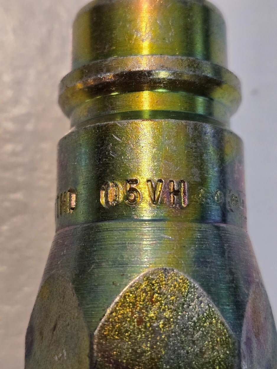 8 Quantity of Pioneer 8010-15P 1/2" Valved Hydraulic Nipples 3/4"-16 ORB (8 Qty)