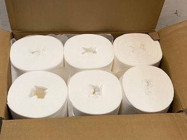 Box of Everwipe by Tork Chem-Ready Wiping Rolls (6 Rolls, 180m Sheets Per Roll)