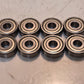 8 Quantity of Metal Shielded Ball Bearings 1614Z | 1-1/8" OD x 3/8" Bore (8 Qty)