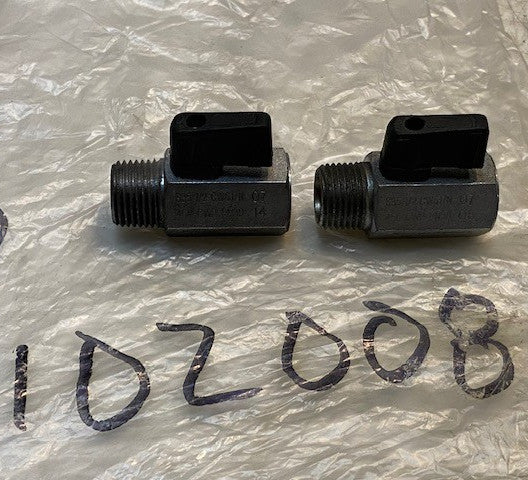 2 Qty of Two-Way Drain Ball Valves 102008, S35 1/2 CW617N, 450-CWP PN30 (2 Qty)