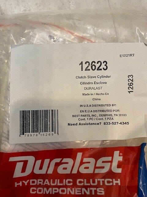 7 Quantity of Duralast 12623 Clutch Slave Cylinder (7 Quantity)