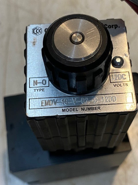 Command Controls Corp. Hydraulic Cartridge Solenoid Valve EMDV-16-V-02-0-12DD