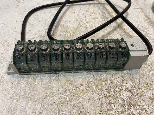 3 Qty of 3M 10 Pr. IDC Terminal Blocks 30" Aircore Cable 80-6113-0734-1 (3 Qty)