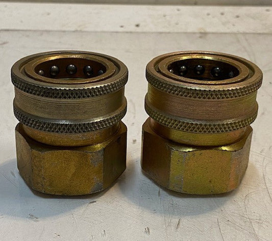 2 Quantity of PHC-16 Multi-Purpose Hydraulic Quick Couplings 29mm ID (2 Qty)