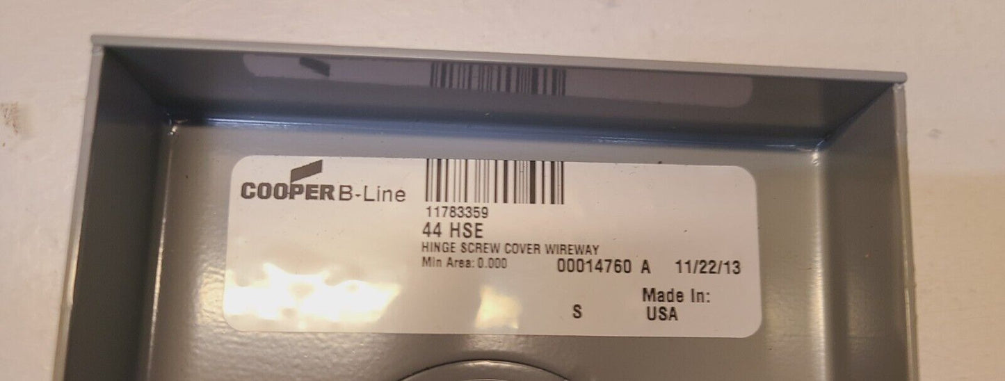 8 Qty. of Cooper B-Line Hinge Screw Cover Wireways End 4x4 | 44 HSE (8 Qty)