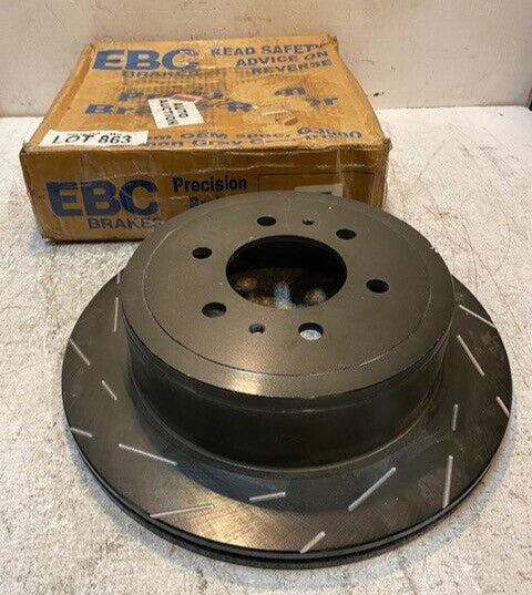 EBC Precision Slotted Brake Rotor 6-Lug x 135mm Bolt Pattern 90mm Bore 16mm Lug