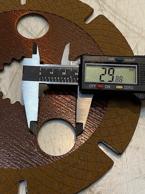 Doosan Disc Brake 2.222-00012 | 8" Dia 47mm Bore 30mm Holes