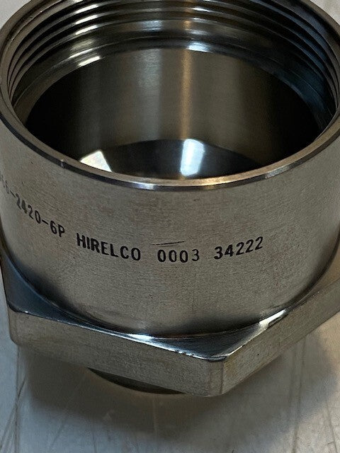 Hirelco 0028-066-2420-6P | 0003 | 34222 | Male Adapter Fitting 30mm Thread