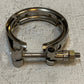 10 Quantity of 2.5” Stainless Steel V-Band Hose Clamps 3/4" Thick (10 Quantity)
