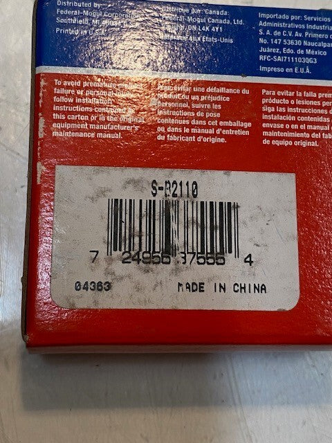 4 Quantity of Motor City Wheel Bearings S-B2110 | B2110 (4 Quantity)