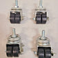 4 Quantity of Swivel Casters with Brake Dual 2" Wheel (4 Qty)