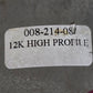High Profile 12K Hub 008-214-08 for Dexter | 8x6.5" Bolt Pattern 5/8"-18 Studs