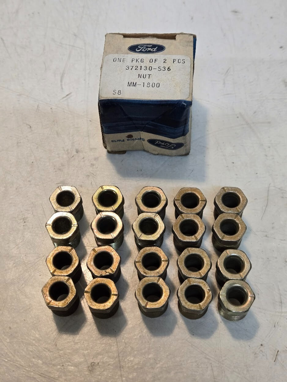 20 Quantity of Ford 372130-S36 Hex Nut 12.5mm Thread 6.4mm Bore (20 Qty)