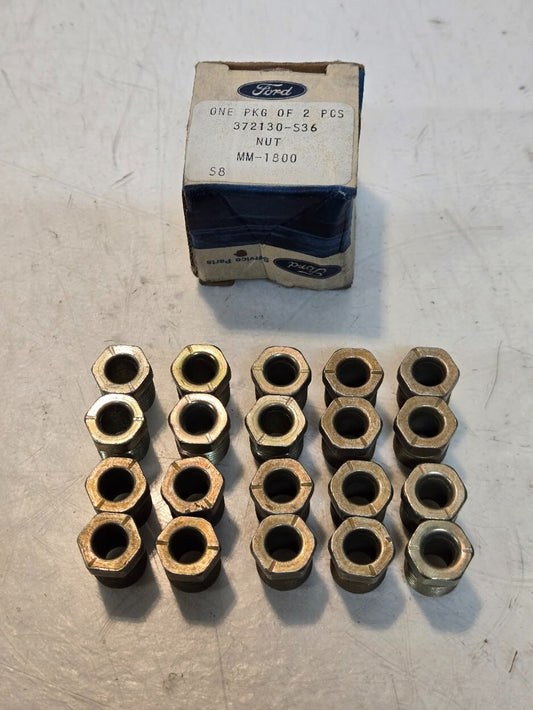 20 Quantity of Ford 372130-S36 Hex Nut 12.5mm Thread 6.4mm Bore (20 Qty)