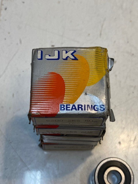 5 Quantity of IJK Double Row Ball Bearings 5200-2RS | 30x14x10mm (5 Quantity)