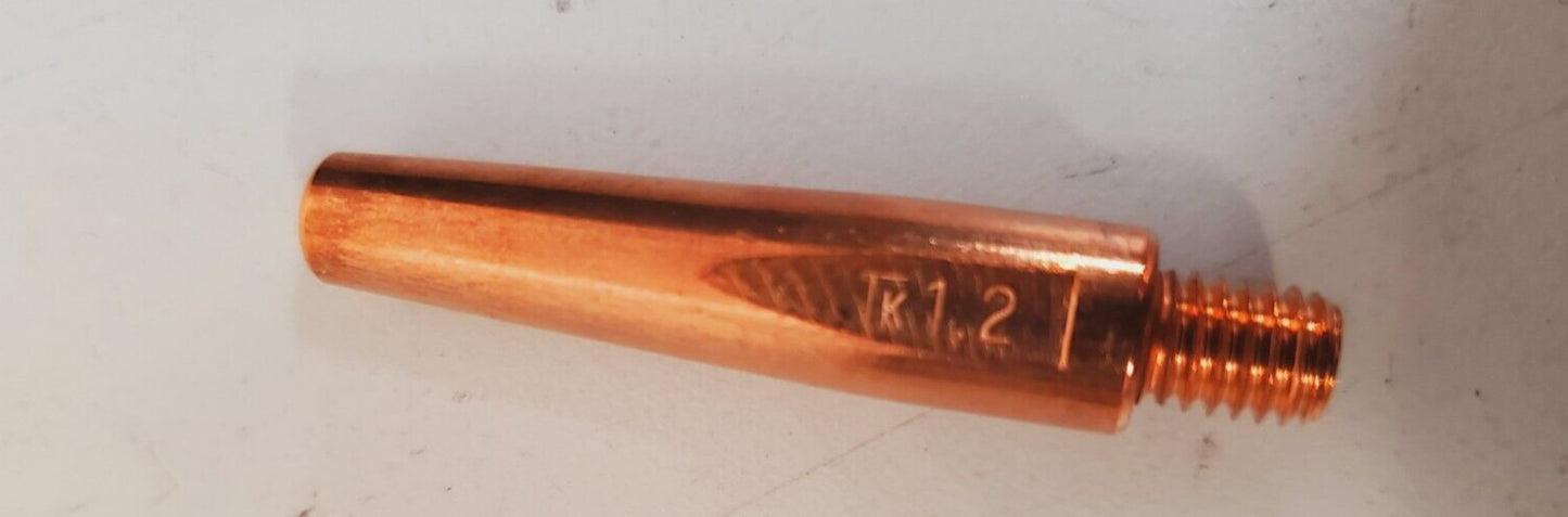 100 Qty of TokinArc Contact Tips M6 for MIG Welding 1.2 mm | 002003 (100 Qty)