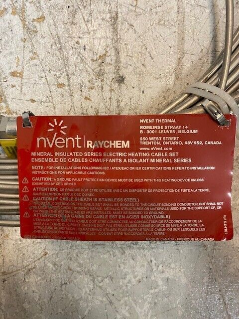 Nvent Raychem Mineral Insulated Series Electric Heating Cable Set 1309097