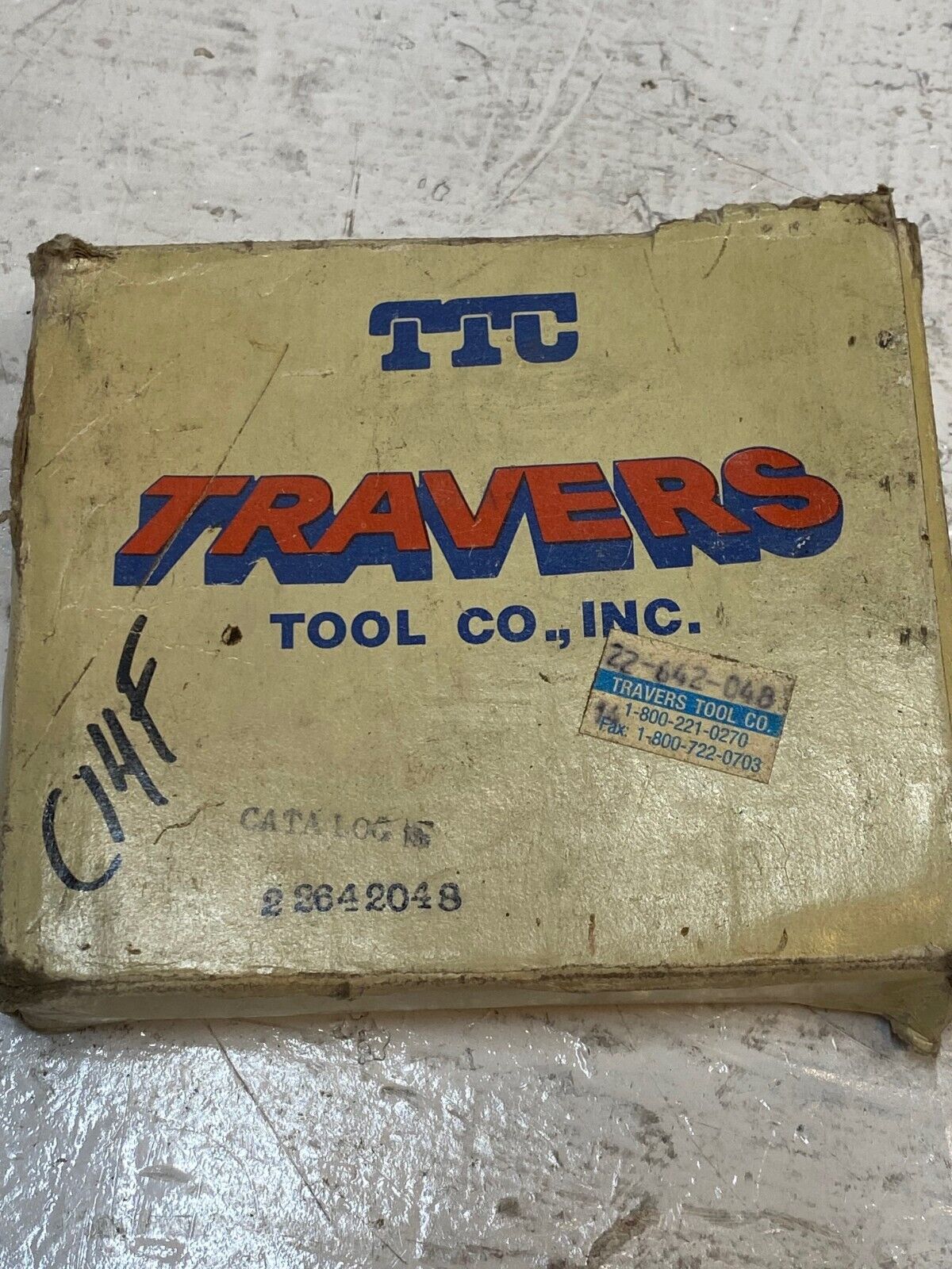 5 Pcs of TTC Travers Tool Co 22642048 Carbide Brand Style C12 Grade C6