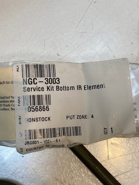 Turbo Chef Service Kit Bottom IR Element NGC-3003