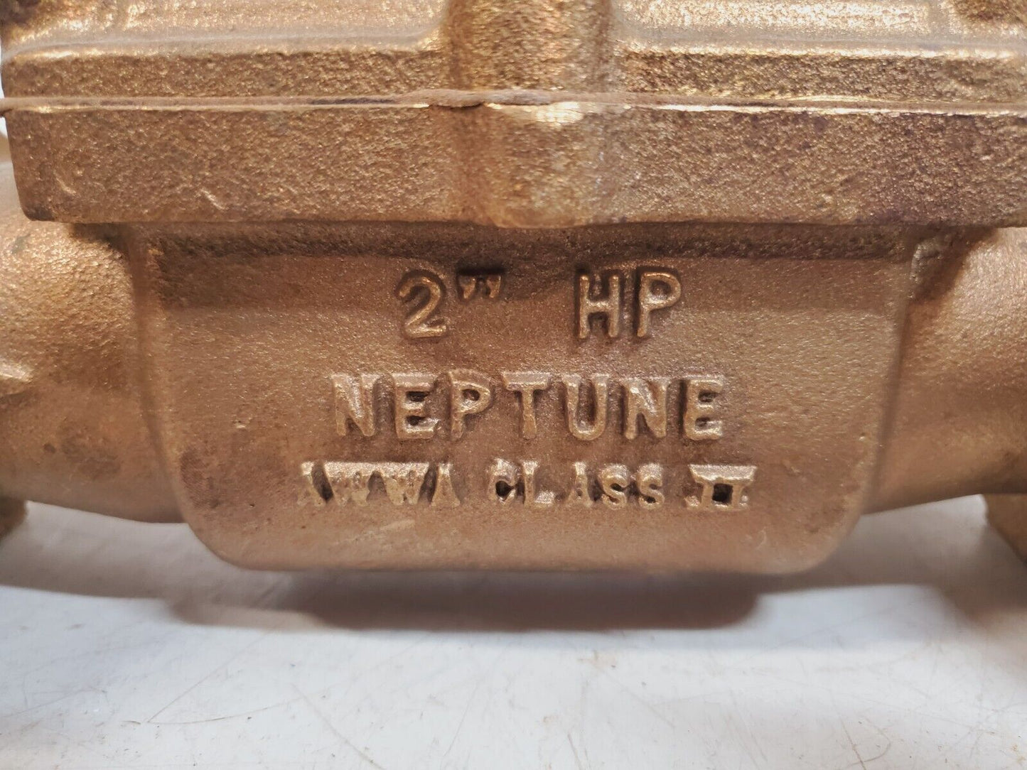 Neptune Bronze Water Turbine Meter 70148384 | 2" HP AWWA Class II