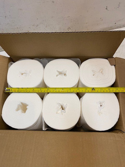 Box of Everwipe by Tork Chem-Ready Wiping Rolls (6 Rolls, 180m Sheets Per Roll)