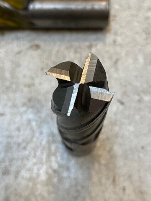 4 Quantity of Single End Mill Shars Putnam 3/4" Lead 4.034 19mm OD (4 Quantity)