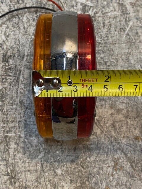 Signal Stat SAE STIP 03DOT 4" Red & Amber Double Face Turn Signal Light