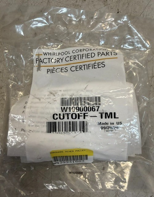 Whirlpool W1090067 Thermal Cut-Off Fuse Kit For Residential Clothing Dryers