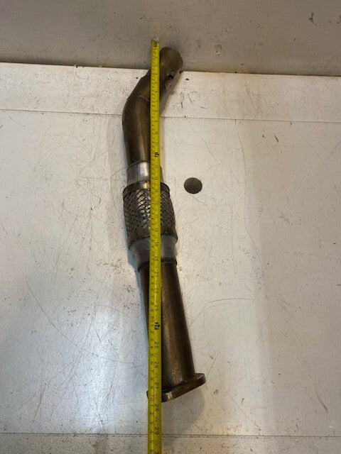 JAGCO Exhaust Pipe 28" Long 4-3/4" Tall 58mm ID 64mm OD