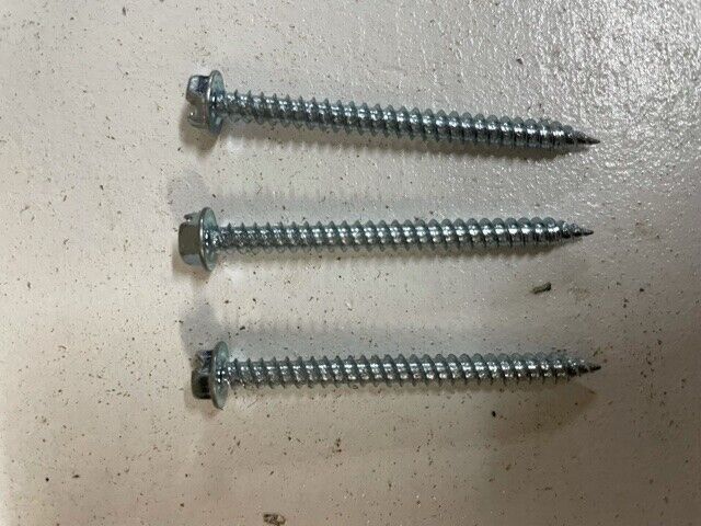 10 Containers of 5-SCR82 #8 x 2" Taper Point (3,500 Scews in Total)