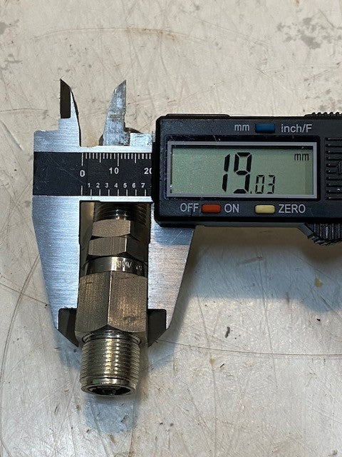 2 Quantity of Stainless Steel Bulkhead Fitting SSI Z260740 AAB (2 Quantity)