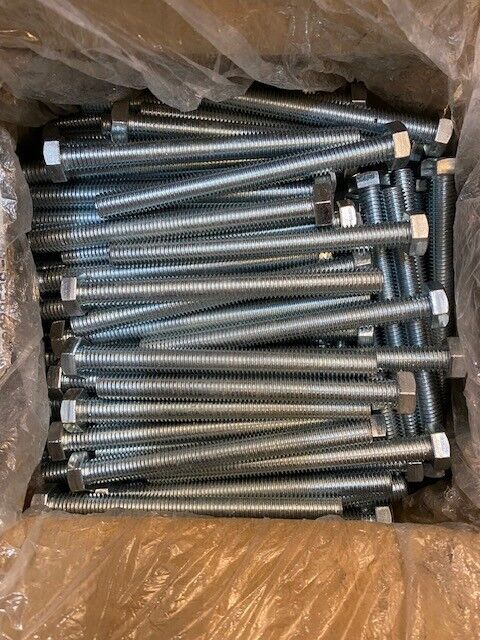 130 Quantity of 1/2-13 x 5-1/2 Grade 5 Fully Threaded Hex Bolts (130 Quantity)