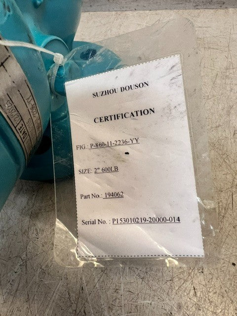 Forum Valve Solutions 19406 Industrial Flanged 2" Swing Check Valve 600Lbs Rated