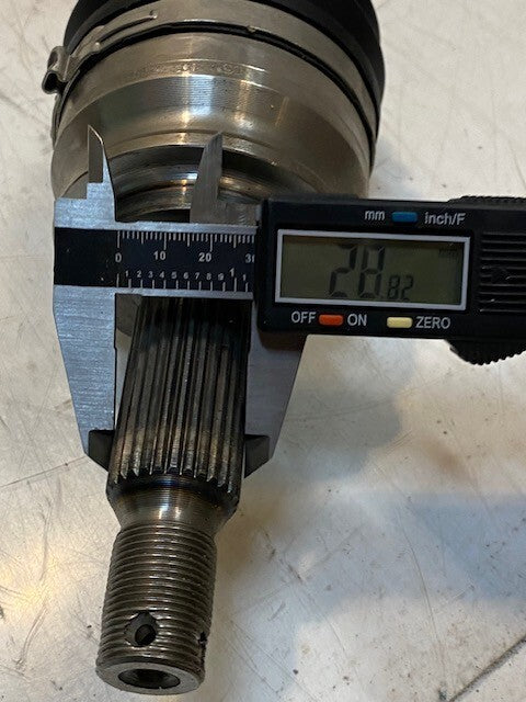 CV Joint Axle P05273438AE | 38" Long 28mm End 29mm Shaft 22mm Thread