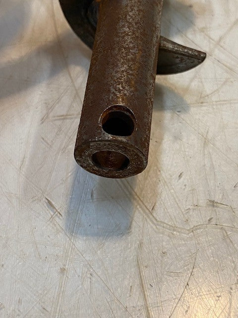 Metal Conveyor Screw Auger Shaft Industrial Part 6-Spirals 18" Long 2-1/4" Dia.