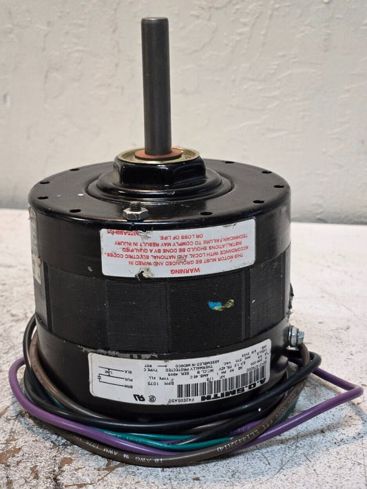 A. O. Smith F42E05A50 Condenser Fan Motor 0243197900 | 1/8 HP | 208-230 V | 1184