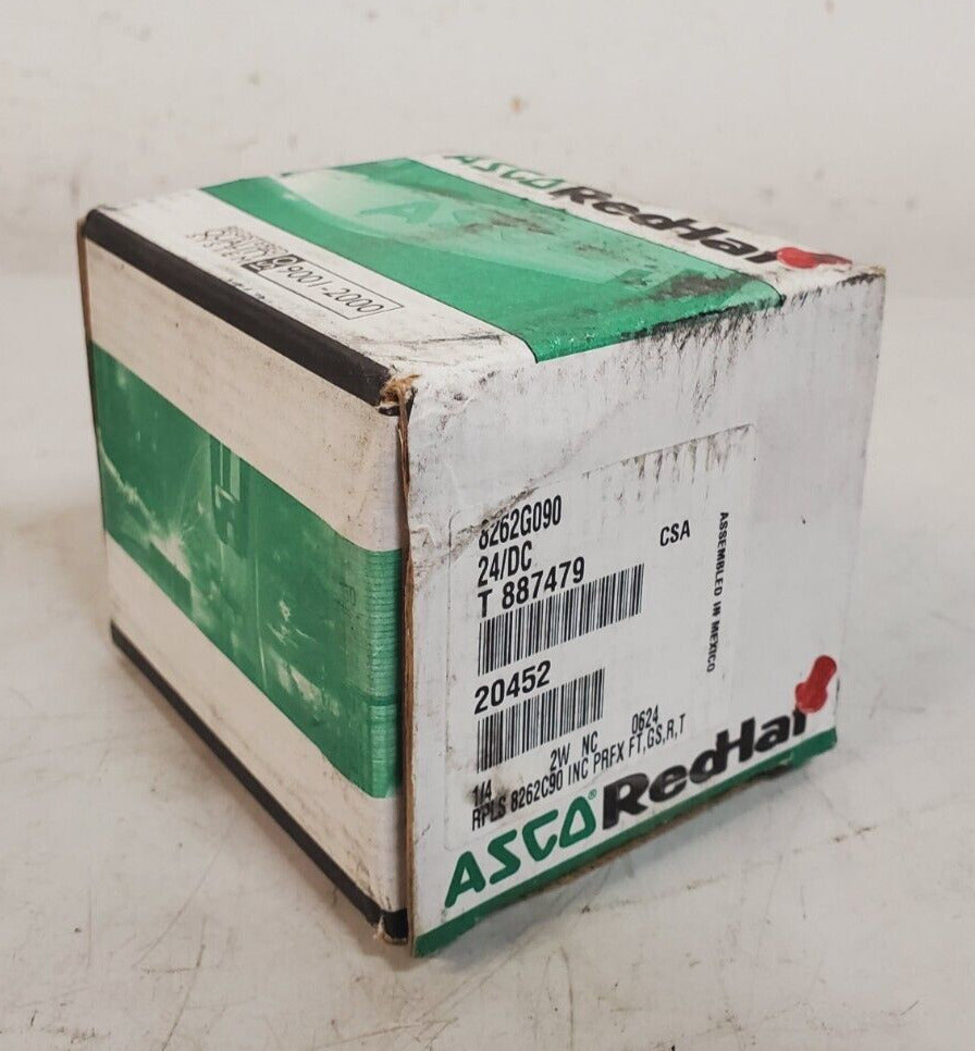 Asco RedHat Brass Solenoid Valve 24 DC 8262G090 | T 887479 | 20452 | MP-C-080