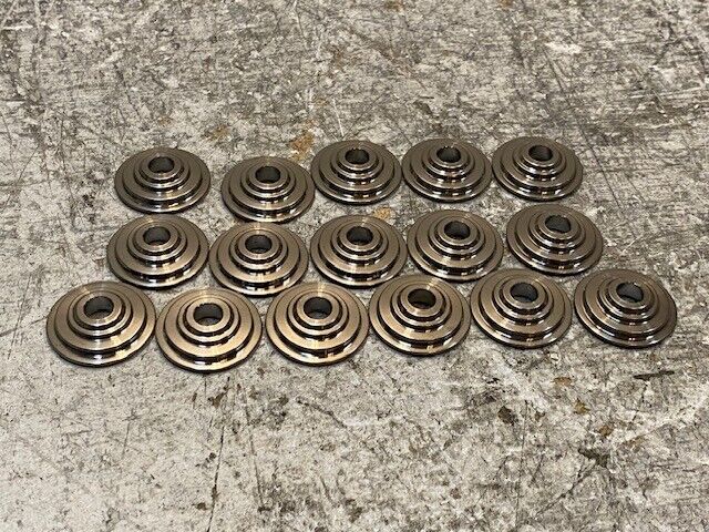 16 Quantity of RET-K20A2/T2 Titanium Valve Retainers for Honda (16 Quantity)