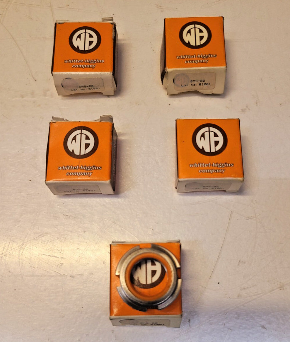 5 Quantity of Whittet-Higgins Bearhug Locknuts BMS-02 (5 Qty)