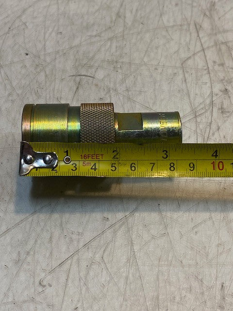 Pioneer 8250-4 Hydraulic Female Coupler 3-1/4" Long 38mm OD 24mm ID