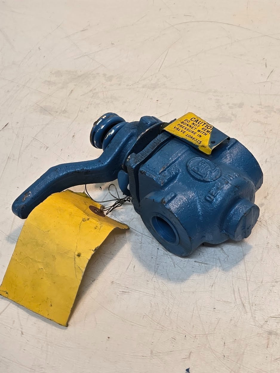 DeZurik Quarter Turn Valve 1023890 for 3/4" Pipe | 1086315 | 1095943