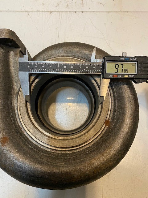Turbine Exhaust Housing 1485 | 126mm Bore OD 98mm ID 10-3/4" L 9" H 5-3/4" W