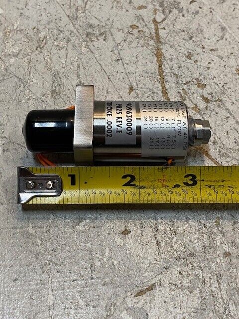 Valve Voltage 40Psi 909630009 | 9825 REV.E | Stroke .0002