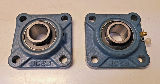 2 Quantity of SKD 4-Bolt Flange Bearings1" | F205 | UC205-16 (2 Qty)