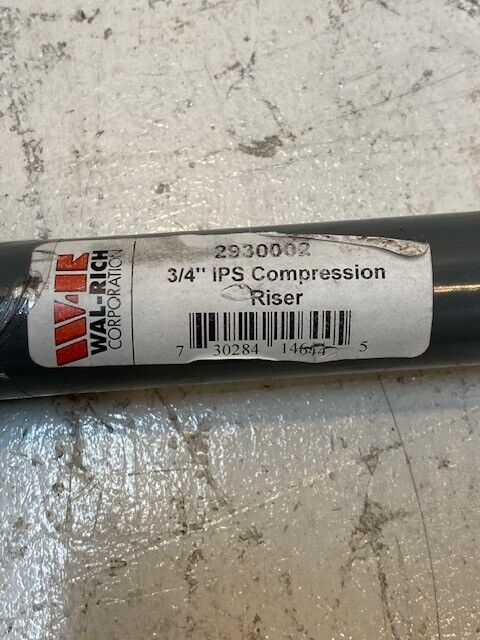 Wal-Rich 3/4" IPS Compression Riser 2930002 | 221051050830