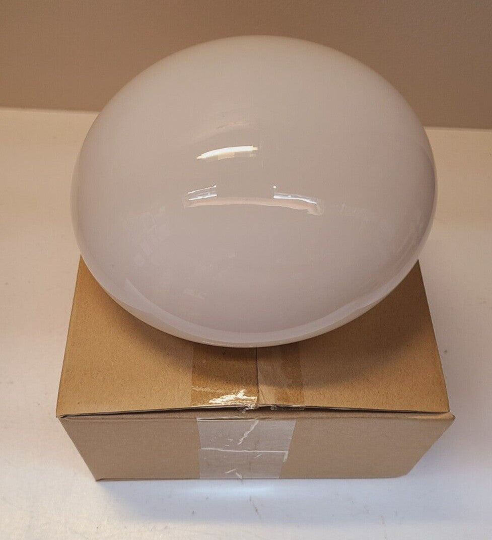 4 Quantity of 6" White Mushroom Glass Lenses 318663 (4 Qty)