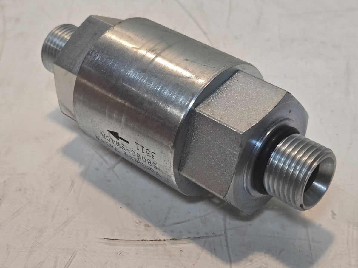Vonberg Valve 58080-FW40A 3511 Flow Regulator for Nissan Forklift 13/16"-16 ORB